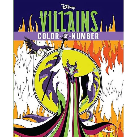 Disney Villains Color-by-Number