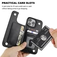 thumbnail image 4 of Funda tipo cartera Onetop compatible con iPhone 16 Pro Max negra, 4 of 7