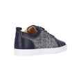 thumbnail image 4 of Christian Louboutin Rantulow Sneakers In Blue Leather Fabric Details Black (Men's), 4 of 5