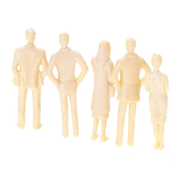 P30 20pcs Model Trains 1:30 G Gauge Painted Figures People Standing Seated 