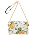 thumbnail image 2 of FORMRS Women Crossbody Purse with Chain Strap Vegan Leather Shoulder Handbag, Orange Watercolor Bees, 2 of 7