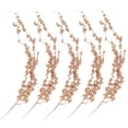 thumbnail image 1 of PENGXIANG 5Pcs Simulation Bubble Berry Branch Christmas Home Evening Party Decor (Golden), 1 of 7