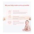 thumbnail image 3 of 2 Pack Swaddle Sack with Arms Up Design Gently Help Baby Self-Soothing, Transitions To Arms-Free Wearable Sleeping Bag, Snug Fit Calms Startle Reflex, 3 of 5