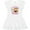 AA-White, variant on Inktastic Little Monkey Girl 4th Birthday Girls Toddler Dress