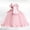 Pink, variant on Flower Girl Dress Off Shoulder Bow Evening Gown Pageant Dress Birthday Parties Stage Performances Toddler Girls Party Wedding Dresses ,Size 3-4 Years