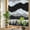 DarkSlateGray, variant on Black Mountain Privacy Window Film, Decorative Stained Glass Window Film, Peaks Landscape Forest Tree Resuable Rainbow Static Cling for Home Bathroom Living Room Glass Door 17.7"x39.3"