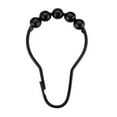 thumbnail image 1 of Ganchos para cortina de ducha Naiovety 12 piezas Acero inoxidable Negro, 1 of 6