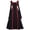 Black, variant on Plus Size Women Halloween Medieval Gothic Witch Dress, Lace-Up Corset Bell Sleeve Princess Gown, Scallop Square Neck Floor Length Swing Tunic, Vintage Renaissance Carnival Cosplay Maxi Dress