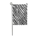 thumbnail image 1 of JSDART Gris Argent Tigre Rayé Peau Raster Jardin Drapeau Décoratif Drapeau Maison Bannière 12 X 18 Pouces, 1 of 1