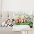 thumbnail image 4 of Ambesonne Colorful Throw Pillow Cover 2 Pack, Clown Inflatable Ball, 24", Multicolor, 4 of 5