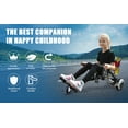 thumbnail image 6 of Hover-1 Buggy Hoverboard Attachment - Compatible with Most 6.5" & 8" Electric Hoverboards, Hand-Operated Rear Wheel Control, Adjustable Frame & Straps, Easy Assembly & Install Hoverboard Go Kart, 6 of 8