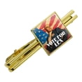 thumbnail image 1 of Superman Vote for Lex Square Tie Bar Clip Clasp Tack- Silver or Gold, 1 of 6