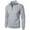 Gray, variant on Collared Mens Shirt Long Sleeve Casual Thermal Beige Shirts Plain Polos Zip-Up Club Tops,M