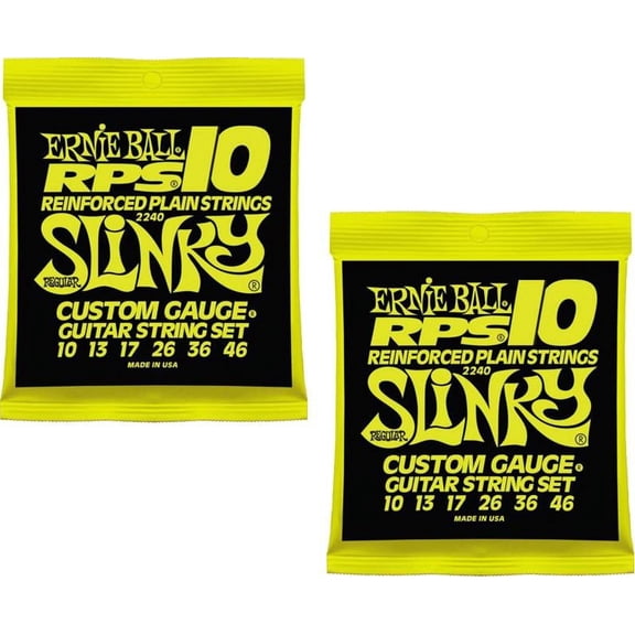 Ernie Ball RPS 2240^2 Regular Slinky Guitar Strings-2sets