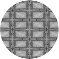 thumbnail image 1 of Ahgly Company Tapis Rond Lavable en Machine Intérieur Transitionnel Gris Nuage Gris, 4 Pieds Rond, 1 of 7
