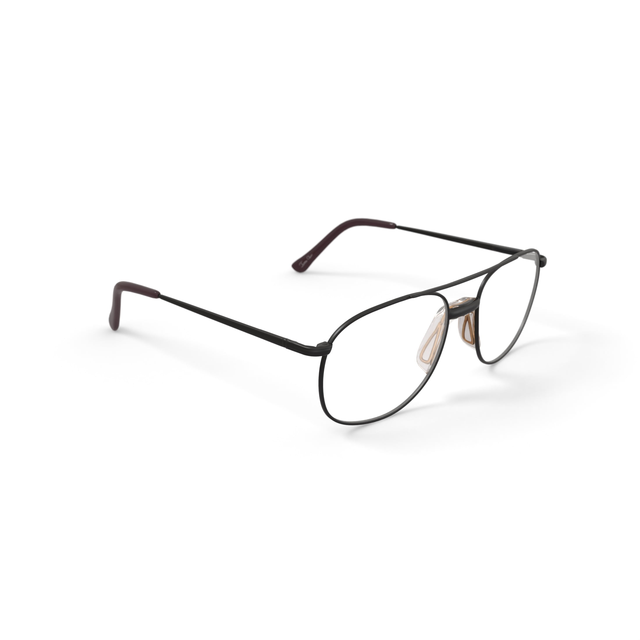 Via Milano Men's Kyle Square Prescription Eyeglasses with Case, Brown