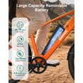 thumbnail image 3 of 26" Electric Bike for Adults 1200W Peak Step over E Bikes 25 mph Adult Electric Bicycles up to 70 Miles Range 36V 12.8AH Battery Front Fork Suspension Ebike 7-Speed E-Mountain Bikes, UL2849 by SGS, 3 of 8