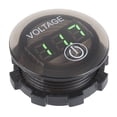thumbnail image 1 of Voltage Meter, Digital Voltmeter Twist-and-lock Car Voltmeter Easy Read  For Monitor The Voltage, 1 of 8