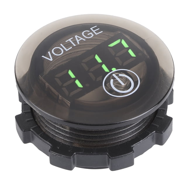 Voltage Meter, Digital Voltmeter Twist-and-lock Car Voltmeter Easy Read For Monitor The Voltage