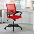 thumbnail image 5 of YRLLENSDAN Mesh Office Chair, Home Office Desk Chairs with Wheels and Arms Computer Chair Rolling Chair for Adults,2 Pack Red, 5 of 7