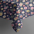 thumbnail image 5 of Pioneer Flower Floral Print Pattern Square Tablecloth, Waterproof Wipeable Spillproof Washable Table Cover for Home Kitchen Party and Daily Decor 60"x60", 5 of 6