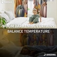 thumbnail image 3 of Fsddascl Thanksgiving Blackout Curtains for Bedroom/Living Room, Thermal Insulated Kitchen Curtains, Pink Orange Blue Fall Pumpkin Fruit Butterfly Grommet Darkening Window Treatment Drapes 42"x84"x2, 3 of 6