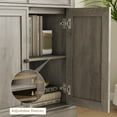 thumbnail image 5 of Homfa Buffet Cabinet with Drawers, 53.5”W Sideboard Storage Cabinet with Adjustable Shelf for Kitchen Dining Room, Gray, 5 of 7