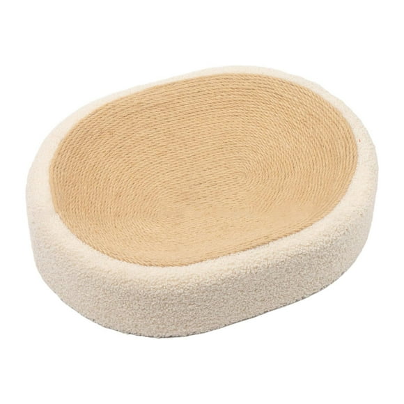 Ximing Cat Scratching Board Cat Furniture Non-slip Wear Resistant Heavy-duty Corrugated Grinding Claw Toys Cat Nest for Indoor Home , Type A