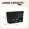 thumbnail image 3 of America Us Flag Retro Small Purse Organizer Zipper Cosmetic Handbag Tote Pouch For Women, 3 of 7