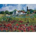 thumbnail image 3 of Cruysberg, Marijke 24x20 Black Modern Framed Museum Art Print Titled - My village at the river, 3 of 5
