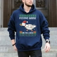 thumbnail image 5 of Festive Goose On The Loose Ugly Christmas Sweaters – T-Shirt, Hoodie & Sweatshirt – Holiday Humor – Family Gatherings, 5 of 6