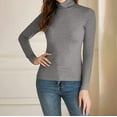 thumbnail image 2 of Fall Outfits for Women 2026 Long Sleeve Warm and cozy all through autumn and winter XXL Gray Fall Top, 2 of 5