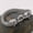 19cm, variant on Stainless Steel Wolf Head Bracelet Titanium Steel Double Ring Bracelet For Men