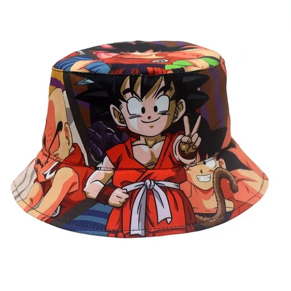 Dragon Anime Ball Cartoon Bucket Hat - UV Protection Unisex Summer Hat, Outdoor Festival Must