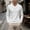 White, variant on HOOMEUMY Men's Casual Long Sleeve Shirt for Every Event with Solid Color Options and Comfortable Fitted