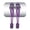 Purple, variant on LOCK LACES Shoelaces Elastic No Tie, Purple, 48-Inch