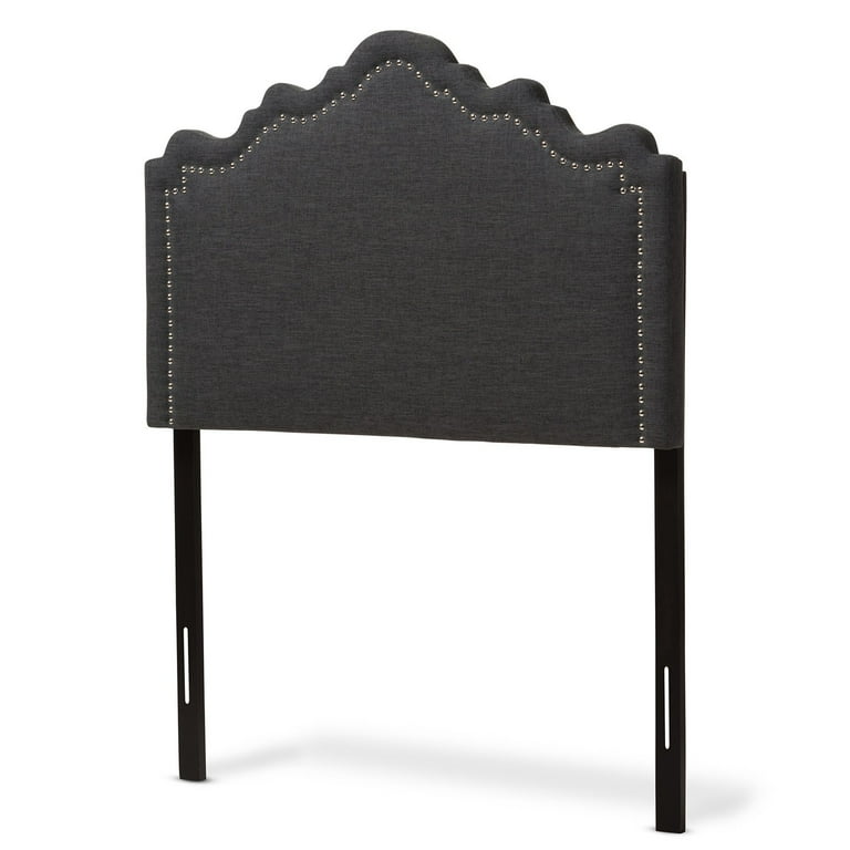Baxton Studio Nadeen Modern and Contemporary Dark Grey Fabric Full Size Headboard Baxton Studio Nadeen Modern and Contemporary Dark Grey Fabric Full Size Headboard