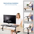 thumbnail image 6 of VIVO Black 26" Clamp-on Desk Shelf | Monitor Laptop Riser Desk Organizer, 6 of 8