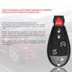 thumbnail image 3 of Llave remota de coche para SUV, Jeep Grand Cherokee 2008-2013/Commander 2008-2012, 5 botones FCCID:, 3 of 7