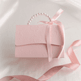 thumbnail image 4 of Stylish Embossed Gift Box with Satin Ribbon and Pearl Handle, Valentine'S Day C, 4 of 4