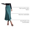 thumbnail image 4 of Falda PRETTYGARDEN 2025 Otoño Midi Cintura Alta Azul Lago Talle L, 4 of 7