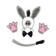 thumbnail image 5 of Conjunto de accesorios para disfraz de burro: diadema con orejas, nariz y cola para Halloween. con guantes, 5 of 9
