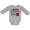 AC-Heather Grey, variant on Inktastic Ladybug Hugs with Cute Ladybug and Flowers Boys or Girls Long Sleeve Baby Bodysuit