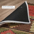 thumbnail image 6 of Addison Rugs Dream Shag Premium Machine Washable Transitional Aztec Paprika Rectangle Rug, 5' x 7'6", 6 of 8