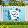 thumbnail image 5 of Striped Tie Happy Father's Day Banner Gift Box Celebration Backdrop for Father's Day Party Decoration Event Celebration, 5 of 8
