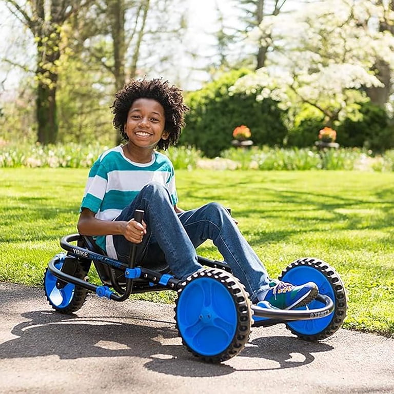 YBIKE, Explorer Pedal Car, Up to 155 lbs, Ages 5 & up, Blue