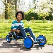 YBIKE Explorer Pedal Car, Three Wheel Go-Kart, Up to 155 lbs, Ages 5 & up - Blue