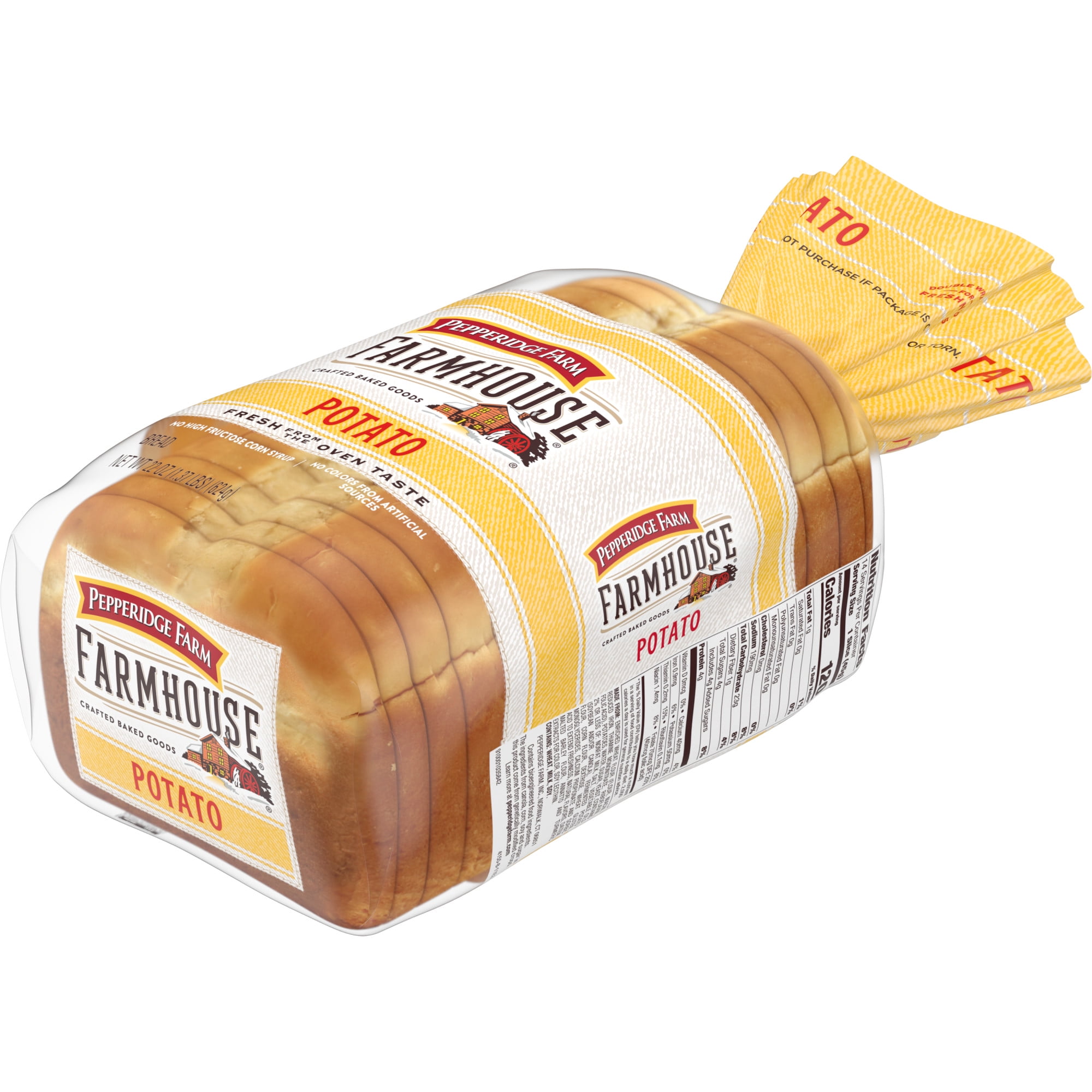 Pepperidge Farm Farmhouse Potato Bread, 22 Oz Loaf - Walmart.com