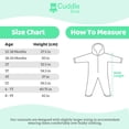 thumbnail image 3 of Cuddle Club One Piece Kids Rain Suit Waterproof Jacket Toddler Overalls, Gray Penguin 12 to 18 Months, 3 of 6