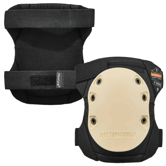 Ergodyne ProFlex® 325HL Non-Marring Rubber Cap Knee Pads, Tan Cap
